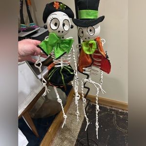 PIER 1 Day of the dead articulated Halloween decor